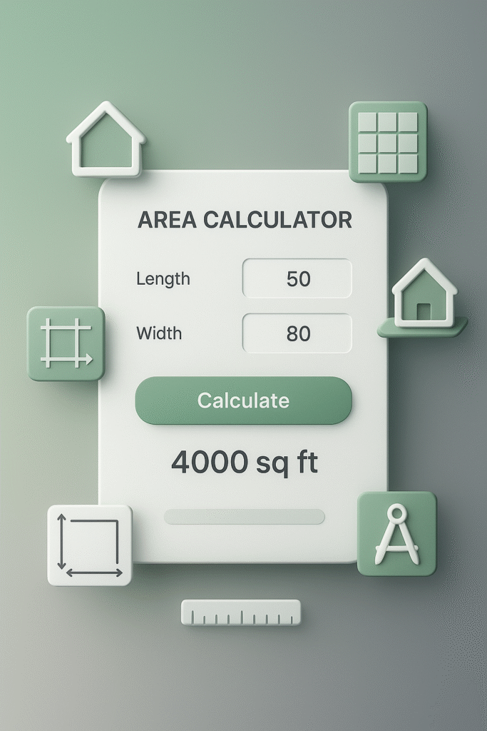 real estate area calculator