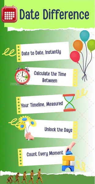 Date Difference Calculator 1 date difference calculator